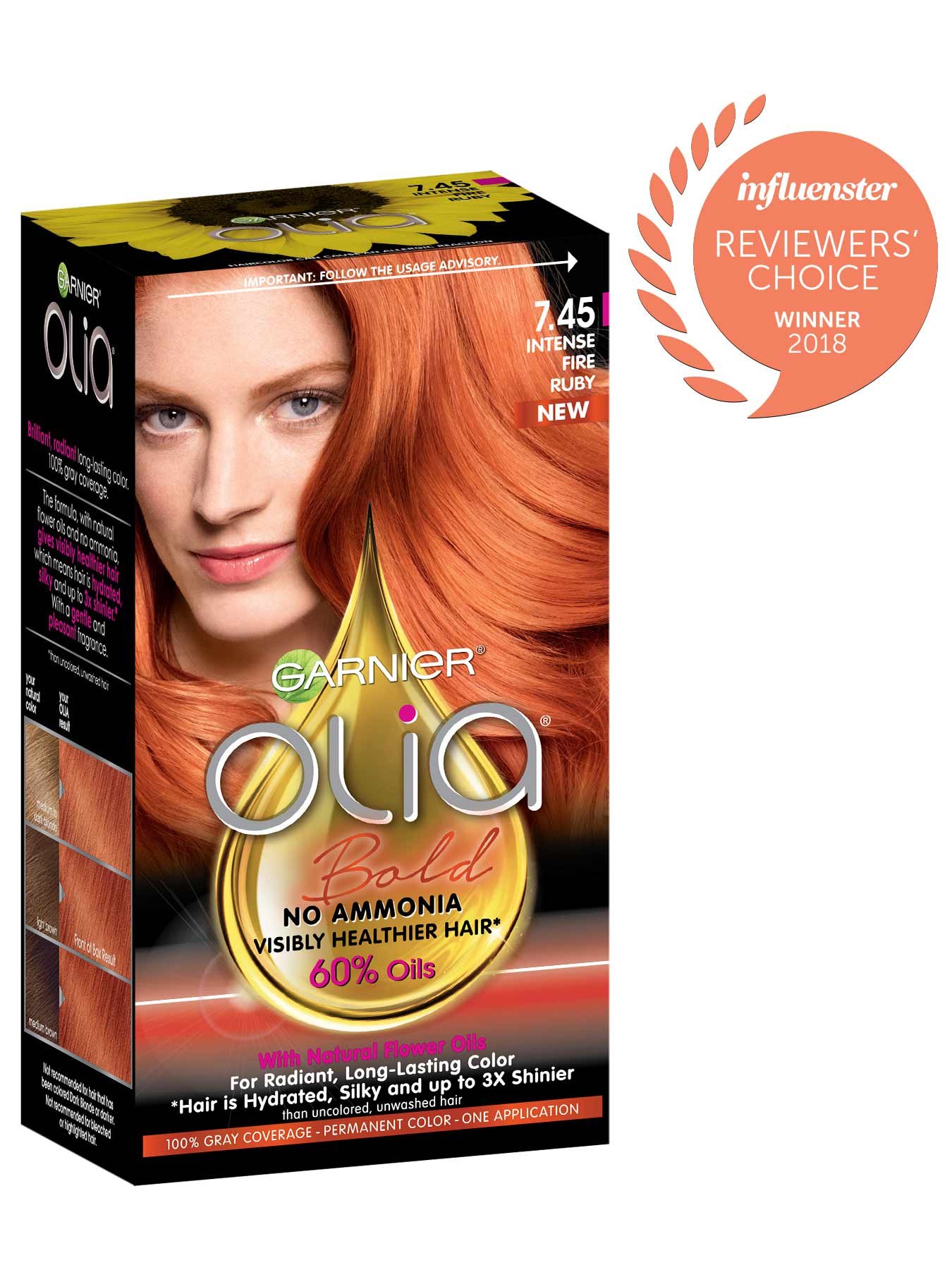 Garnier Olia Bold Packshot Award 7.45 Intense Fire Ruby